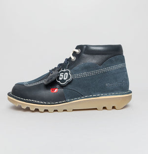 Kickers® Kick Hi Stitch Boots Navy