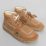 Kickers® Kick Hi Stitch Boots Tan
