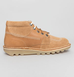 Kickers® Kick Hi Stitch Boots Tan