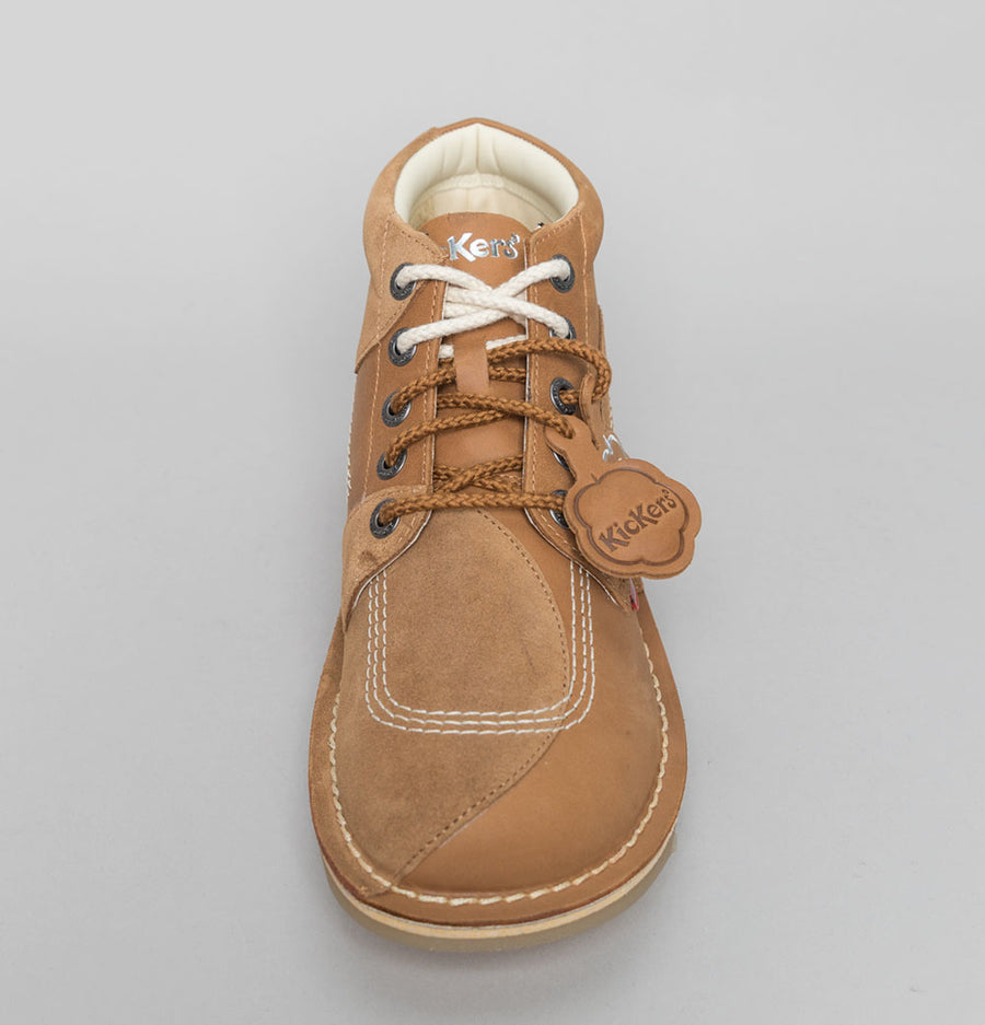 Kickers® Kick Hi Stitch Boots Tan