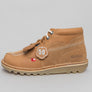 Kickers® Kick Hi Stitch Boots Tan