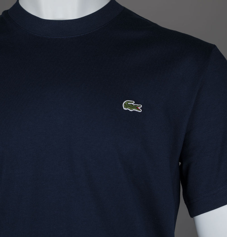 Lacoste Classic Fit Cotton T-Shirt Navy
