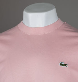 Lacoste Classic Fit Cotton T-Shirt Pink