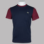 Lacoste Colour Block T-Shirt Navy/Bordeaux