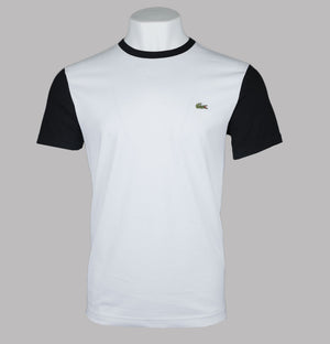 Lacoste Colour Block T-Shirt White/Black