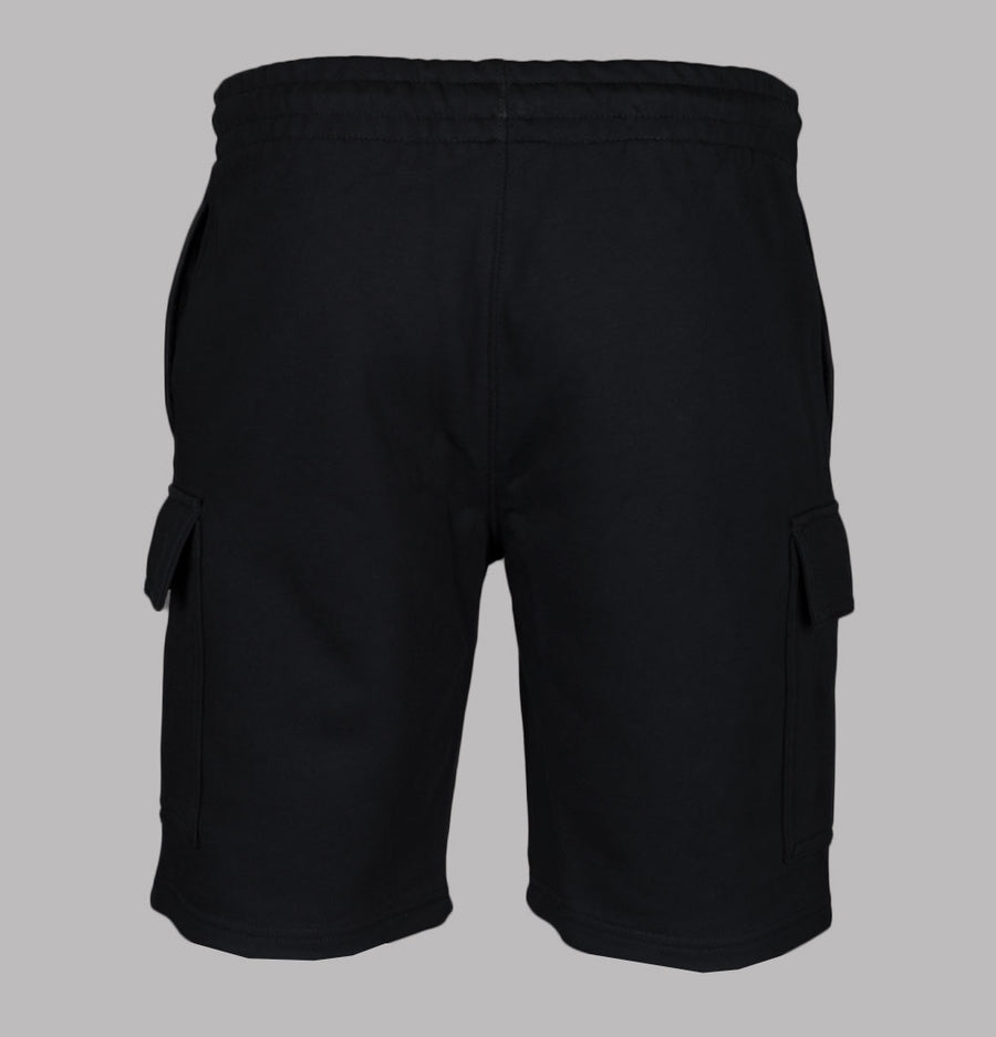 Lacoste Cotton Jersey Cargo Shorts Black