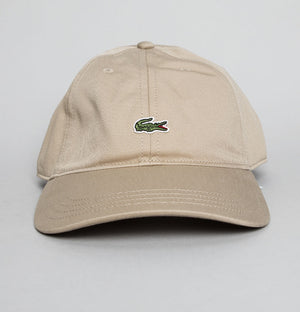 Lacoste Cotton Twill Cap Beige
