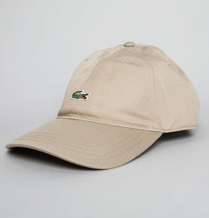 Lacoste Cotton Twill Cap Beige