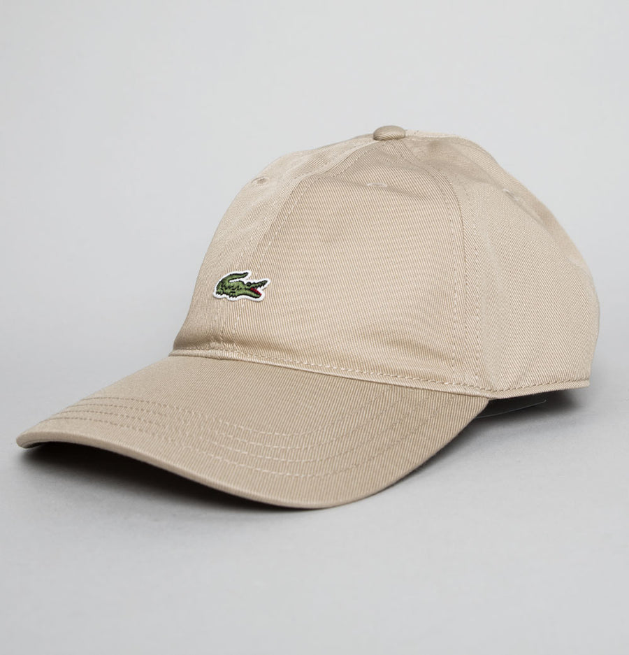 Lacoste Cotton Twill Cap Beige