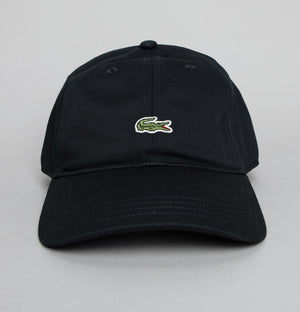 Lacoste Cotton Twill Cap Black