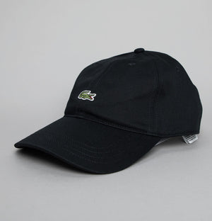 Lacoste Cotton Twill Cap Black