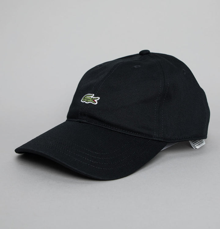 Lacoste Cotton Twill Cap Black