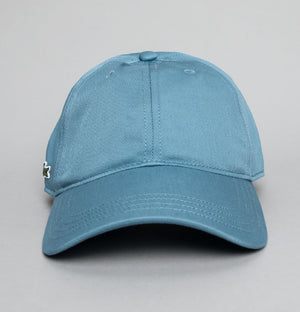 Lacoste Cotton Twill Side Logo Cap Blue