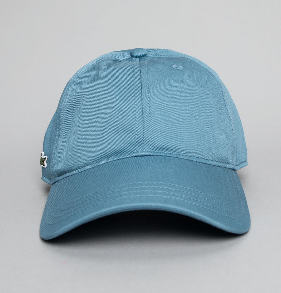 Lacoste Cotton Twill Side Logo Cap Blue