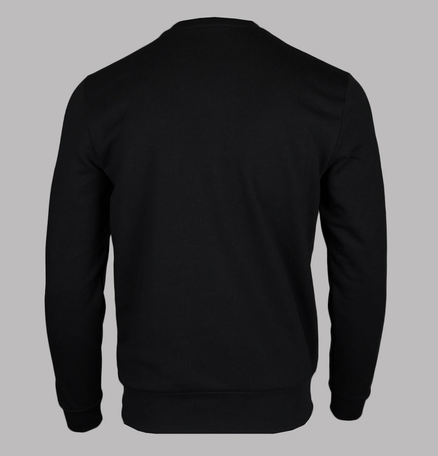 Lacoste Logo Trim Fleece Sweatshirt Black