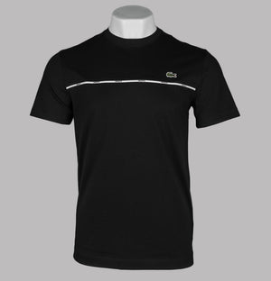 Lacoste Logo Trim T-Shirt Black