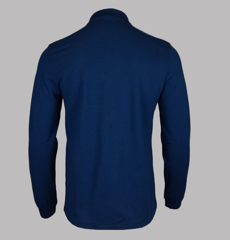 Lacoste Long Sleeve Polo Shirt Blue