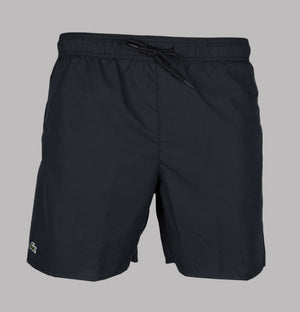 Lacoste Mid Length Monochrome Swim Shorts Black