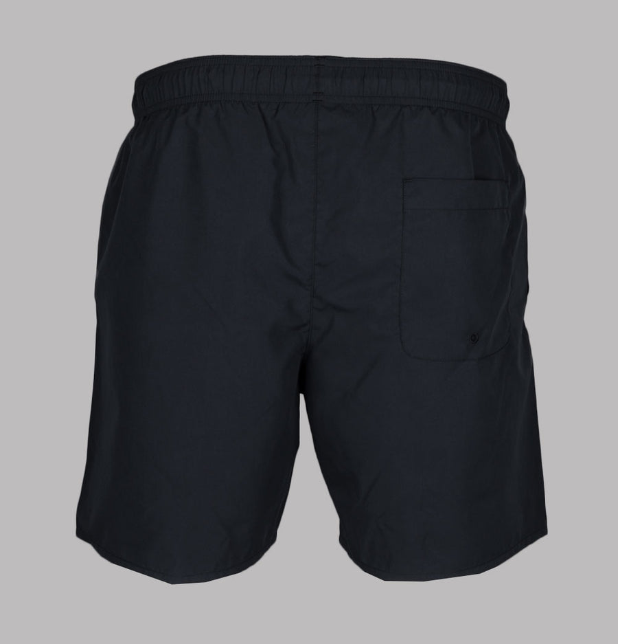 Lacoste Mid Length Monochrome Swim Shorts Black