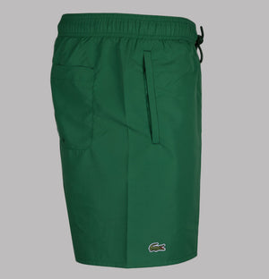 Lacoste Mid Length Monochrome Swim Shorts Green