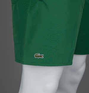 Lacoste Mid Length Monochrome Swim Shorts Green