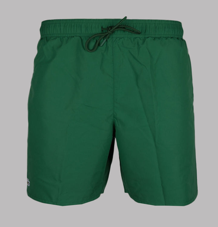 Lacoste Mid Length Monochrome Swim Shorts Green