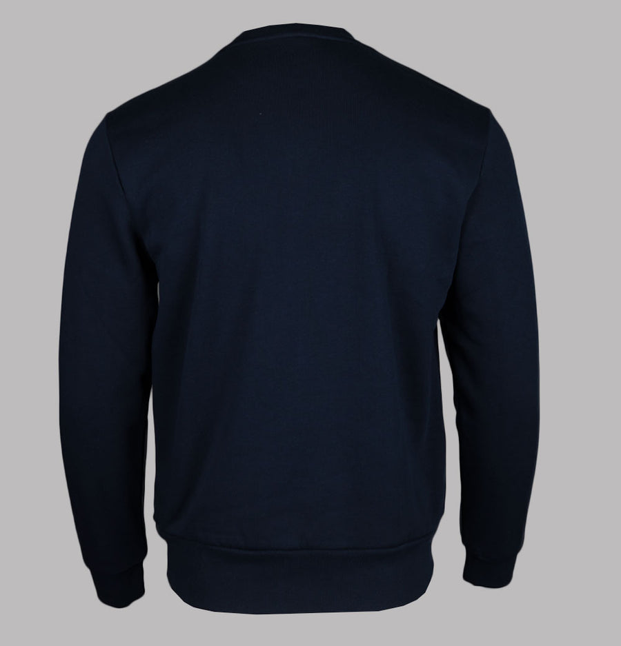 Lacoste Organic Brushed Cotton Sweatshirt Navy