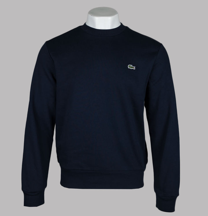 Lacoste Organic Brushed Cotton Sweatshirt Navy