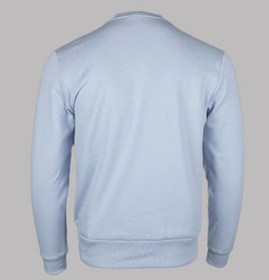 Lacoste Organic Brushed Cotton Sweatshirt Pale Blue