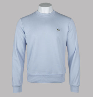 Lacoste Organic Brushed Cotton Sweatshirt Pale Blue