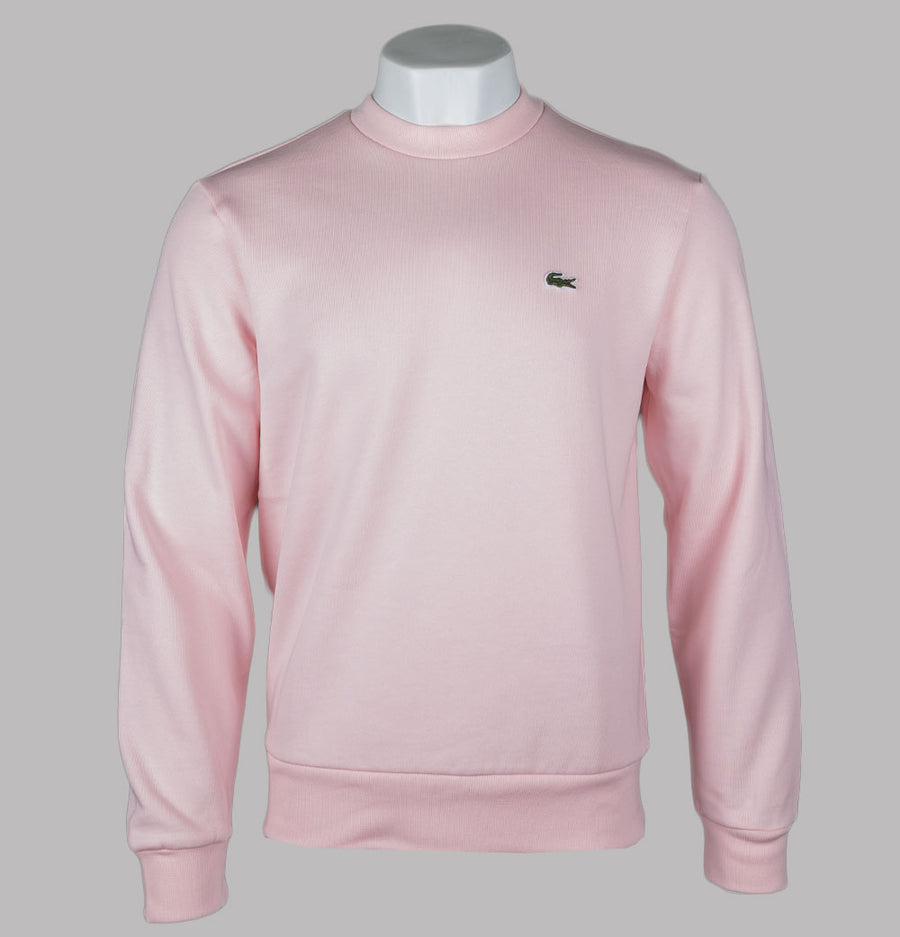 Lacoste Organic Brushed Cotton Sweatshirt Pink