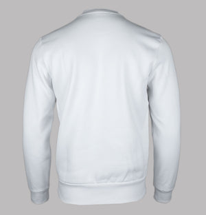 Lacoste Organic Brushed Cotton Sweatshirt White