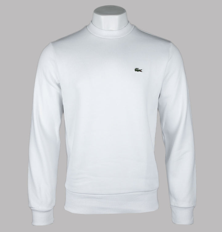 Lacoste Organic Brushed Cotton Sweatshirt White