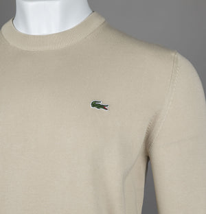 Lacoste Organic Cotton Sweater Beige