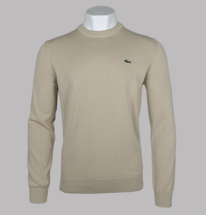 Lacoste Organic Cotton Sweater Beige