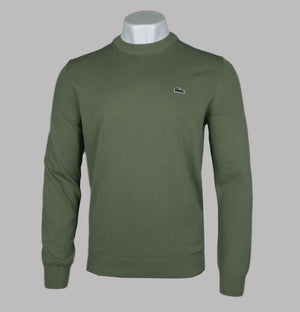 Lacoste Organic Cotton Sweater Khaki Green