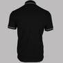 Lacoste Paris Piping Pique Polo Shirt Black