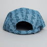 Lacoste Printed Twill Jockey Cap Blue