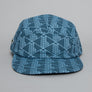 Lacoste Printed Twill Jockey Cap Blue