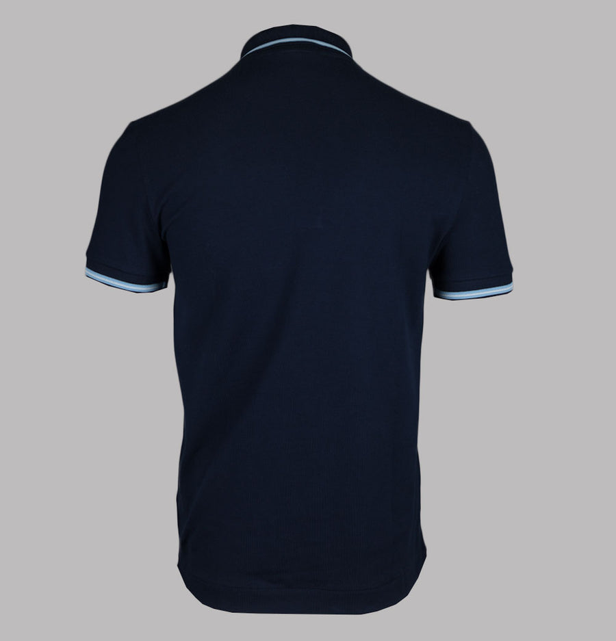 Lacoste Regular Fit Trim Accent Polo Shirt Navy