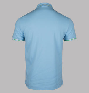Lacoste Regular Fit Trim Accent Polo Shirt Pale Blue