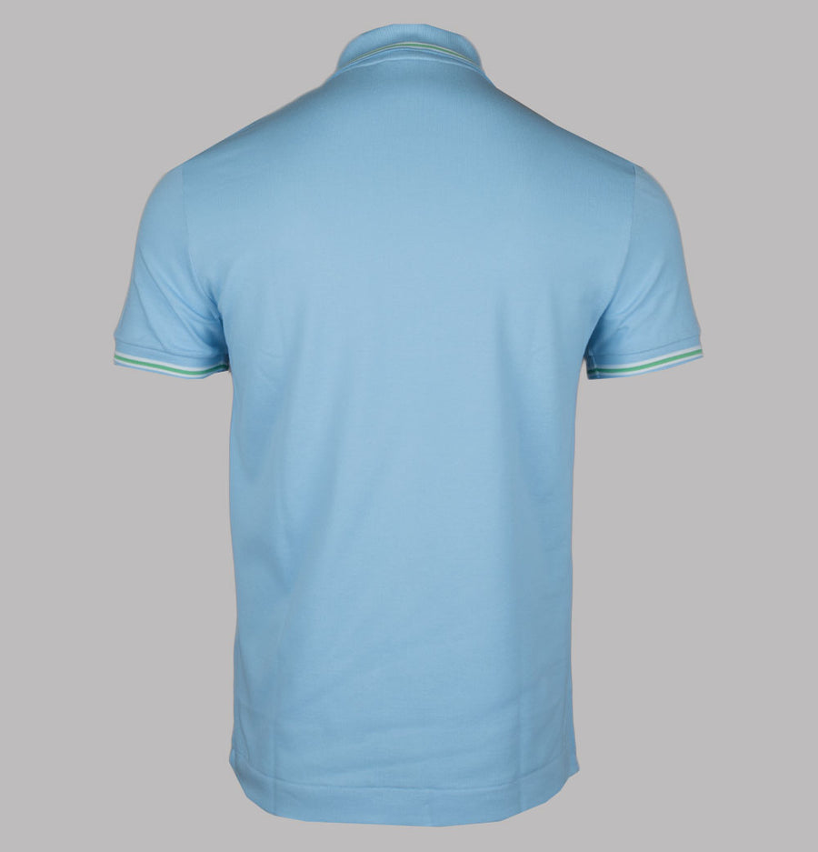 Lacoste Regular Fit Trim Accent Polo Shirt Pale Blue