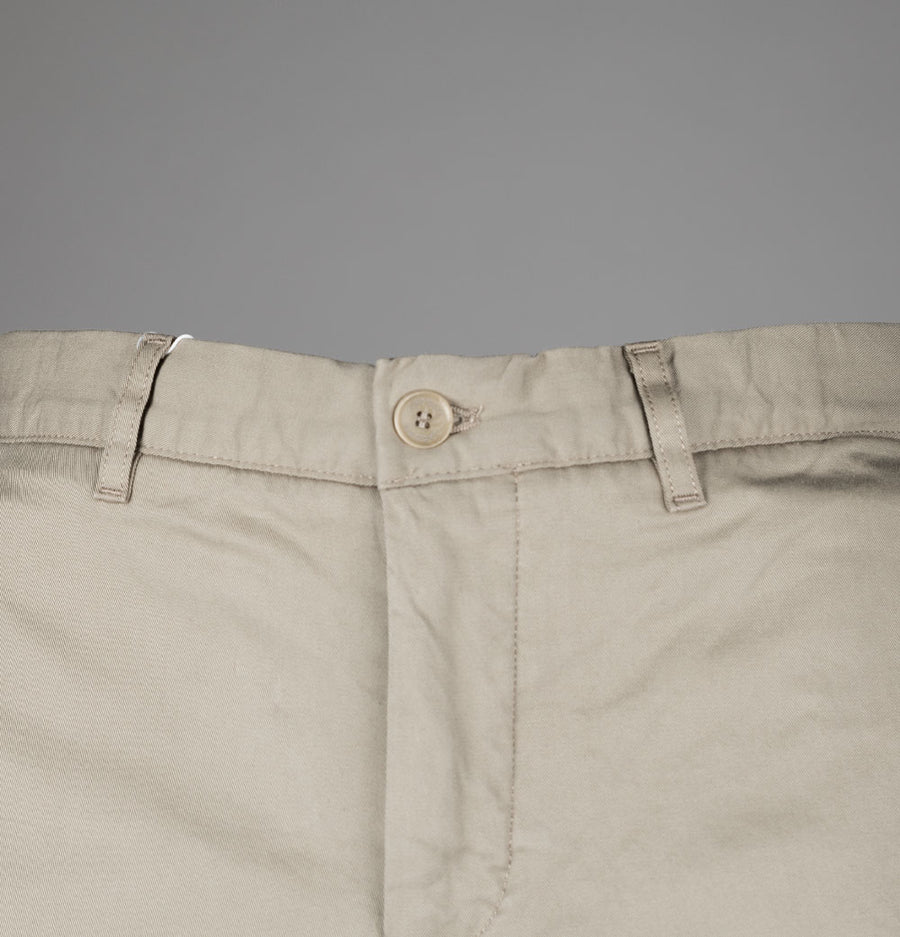 Lacoste Slim Fit Stretch Cotton Chino Shorts Beige