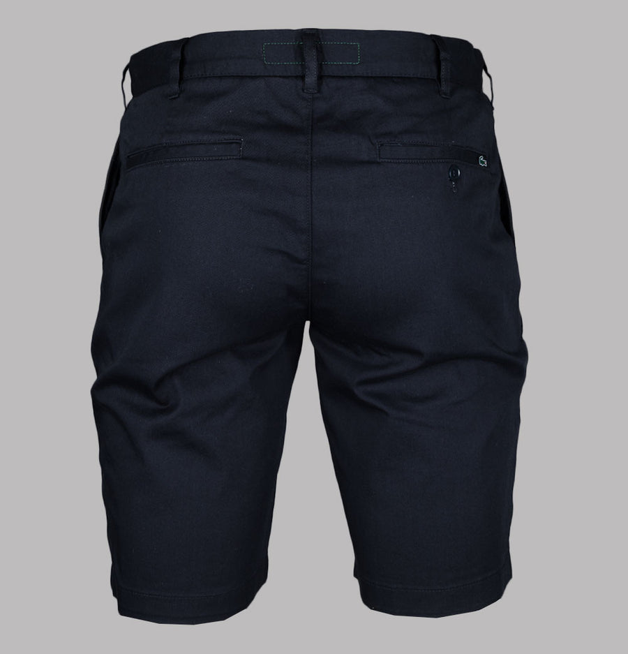 Lacoste Slim Fit Stretch Cotton Chino Shorts Navy