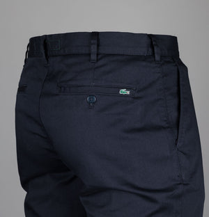 Lacoste Slim Fit Stretch Cotton Chino Shorts Navy