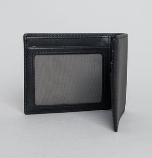 Lacoste Small Fitzgerald Leather Billfold Wallet Black