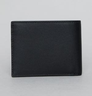 Lacoste Small Fitzgerald Leather Billfold Wallet Black