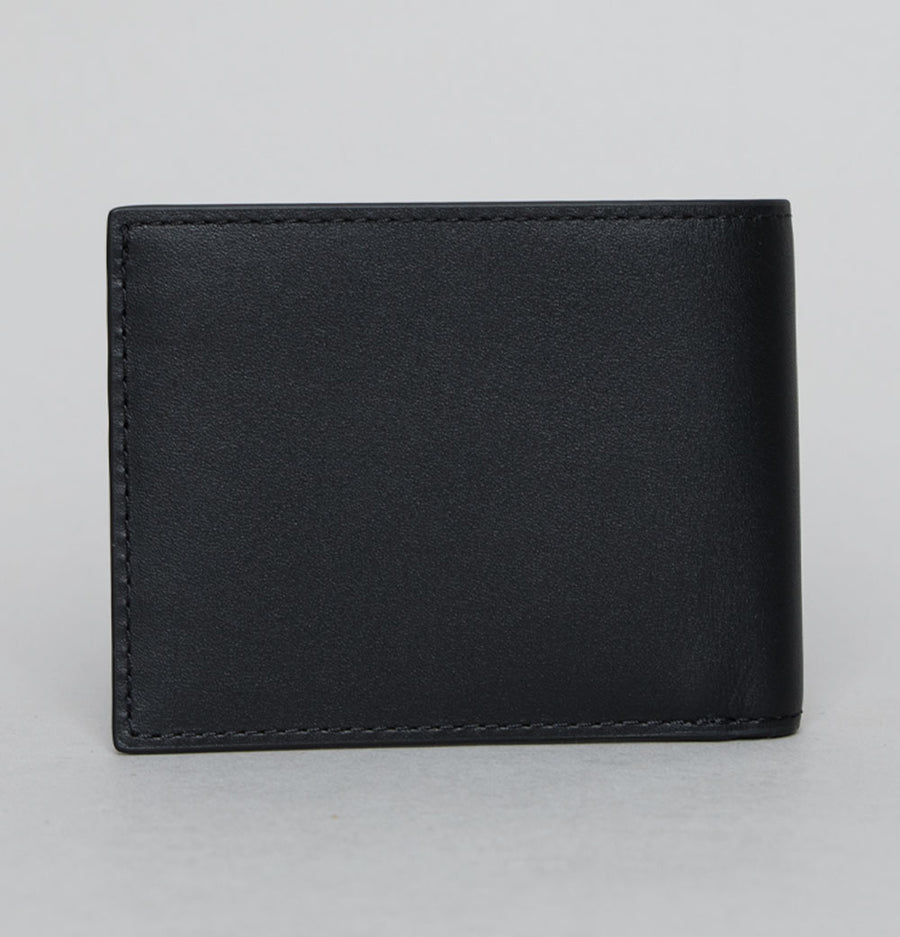 Lacoste Small Fitzgerald Leather Billfold Wallet Black