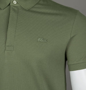 Lacoste Smart Paris Polo Shirt Khaki Green