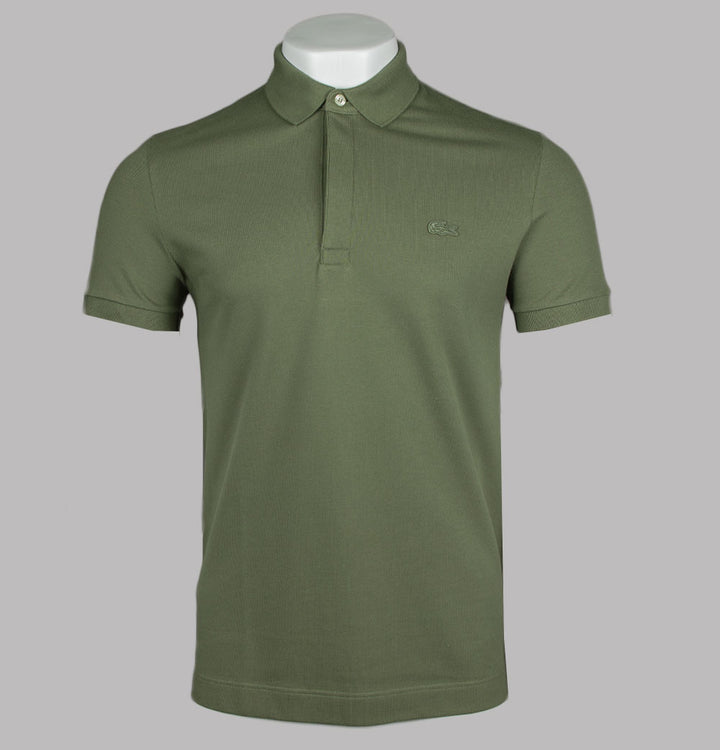 Lacoste Smart Paris Polo Shirt Khaki Green